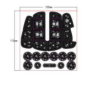 g wolves fenrir max anti slip sticker and foot  skates